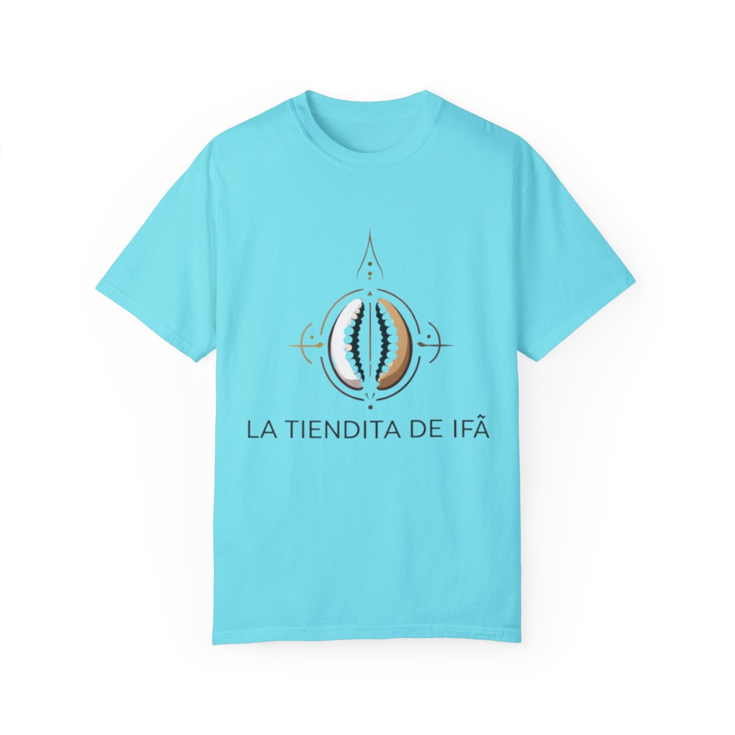 Cultural Symbol Unisex Garment-Dyed T-Shirt - ‘La Tiendita de Ifá’ Design