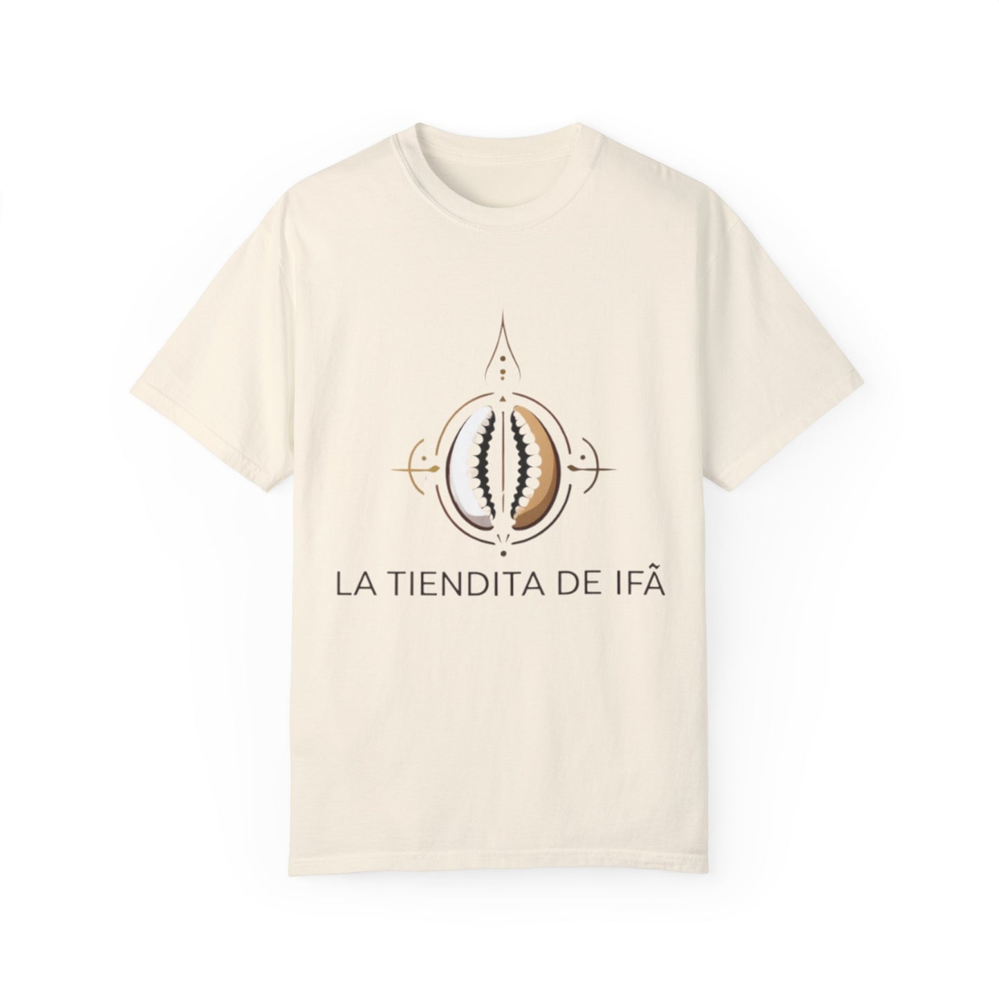 Cultural Symbol Unisex Garment-Dyed T-Shirt - ‘La Tiendita de Ifá’ Design