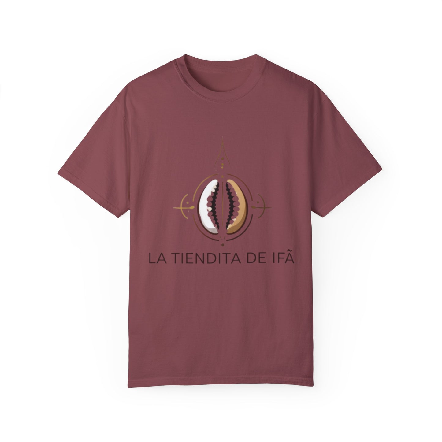 Cultural Symbol Unisex Garment-Dyed T-Shirt - ‘La Tiendita de Ifá’ Design