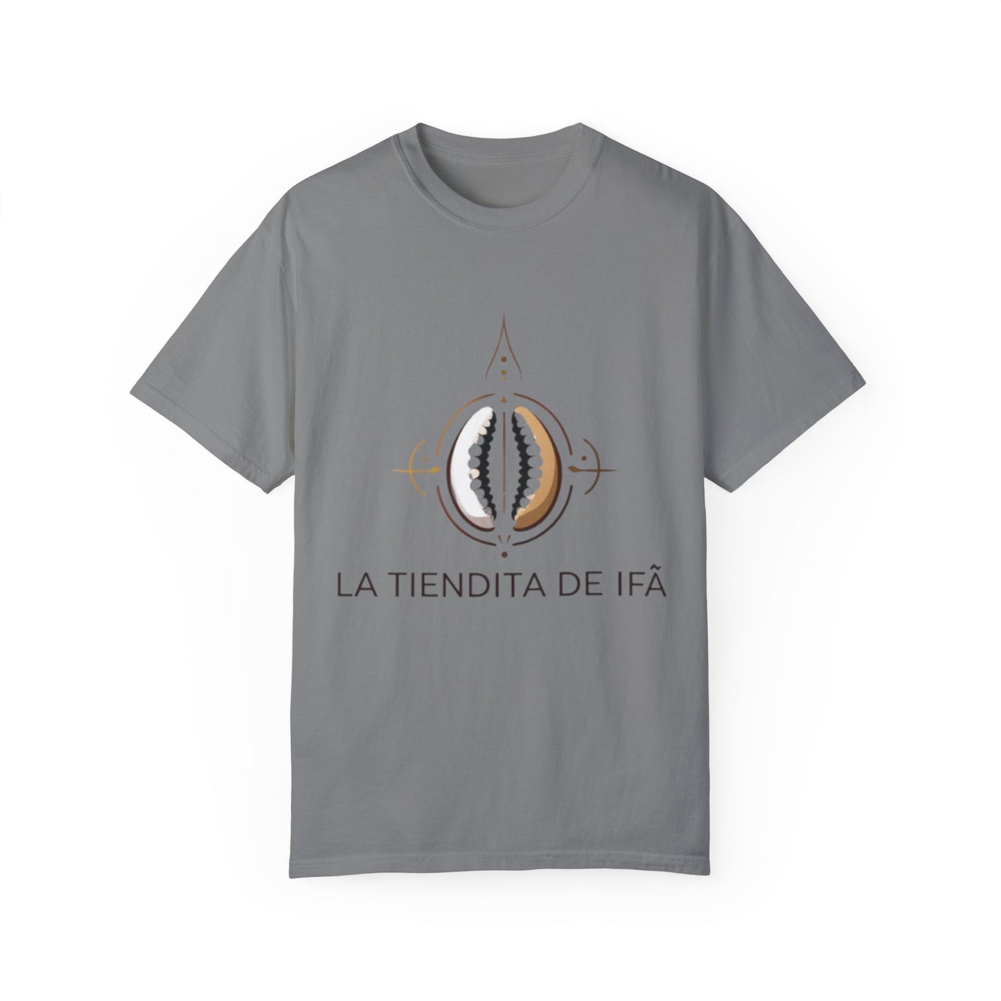 Cultural Symbol Unisex Garment-Dyed T-Shirt - ‘La Tiendita de Ifá’ Design