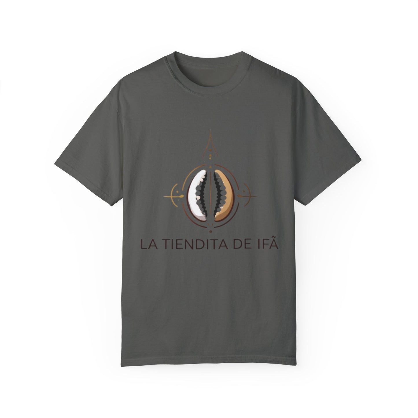 Cultural Symbol Unisex Garment-Dyed T-Shirt - ‘La Tiendita de Ifá’ Design