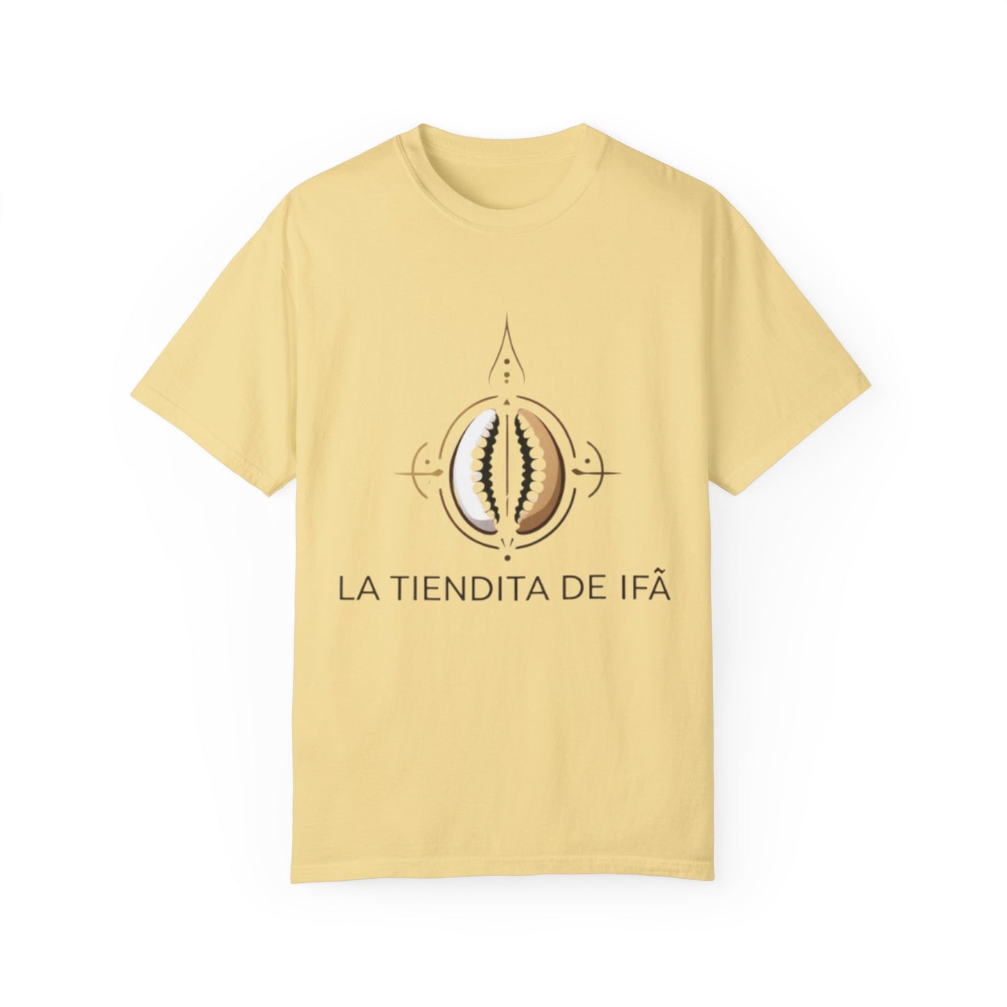 Cultural Symbol Unisex Garment-Dyed T-Shirt - ‘La Tiendita de Ifá’ Design