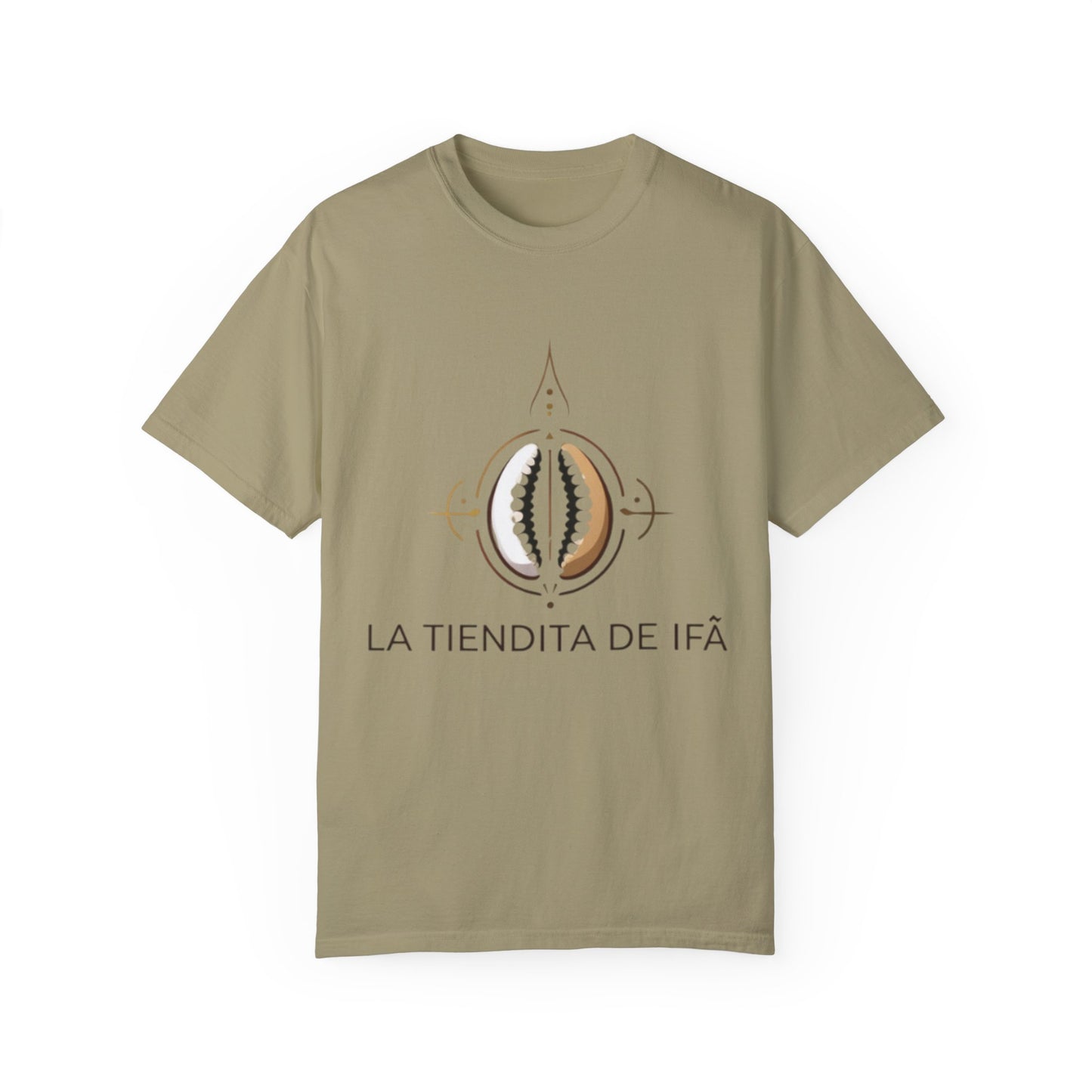 Cultural Symbol Unisex Garment-Dyed T-Shirt - ‘La Tiendita de Ifá’ Design