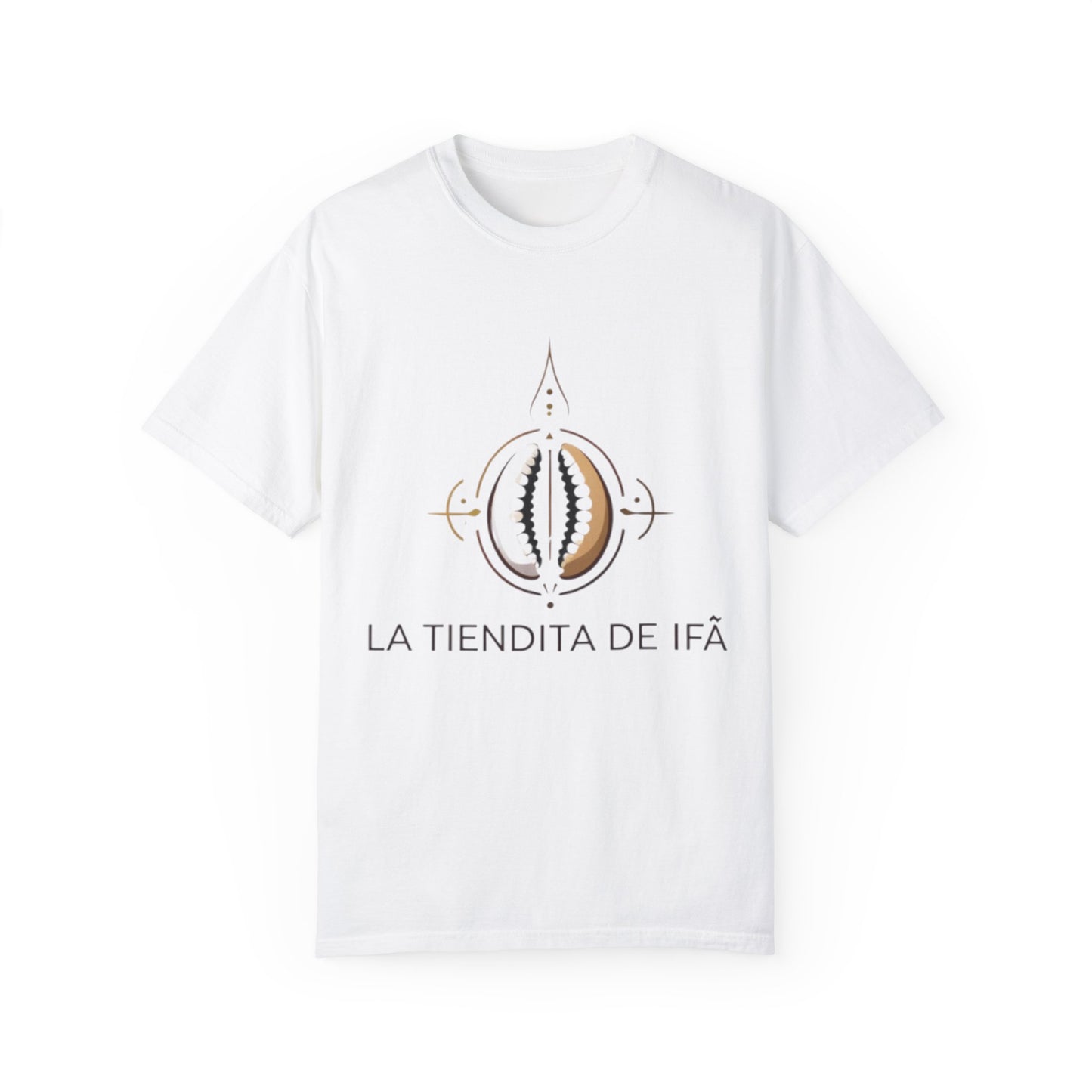 Cultural Symbol Unisex Garment-Dyed T-Shirt - ‘La Tiendita de Ifá’ Design