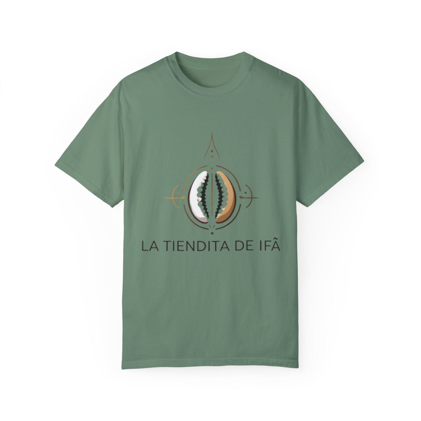 Cultural Symbol Unisex Garment-Dyed T-Shirt - ‘La Tiendita de Ifá’ Design