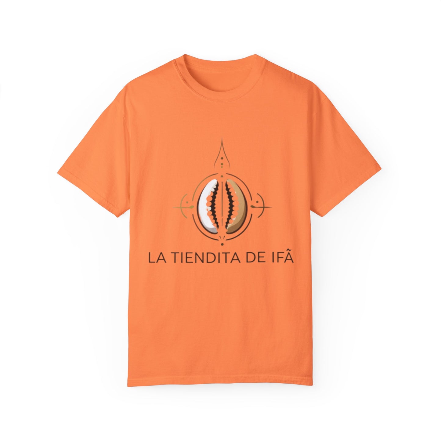 Cultural Symbol Unisex Garment-Dyed T-Shirt - ‘La Tiendita de Ifá’ Design