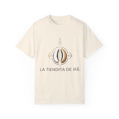 Cultural Symbol Unisex Garment-Dyed T-Shirt - ‘La Tiendita de Ifá’ Design