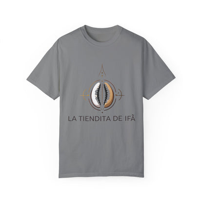 Cultural Symbol Unisex Garment-Dyed T-Shirt - ‘La Tiendita de Ifá’ Design