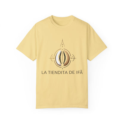Cultural Symbol Unisex Garment-Dyed T-Shirt - ‘La Tiendita de Ifá’ Design
