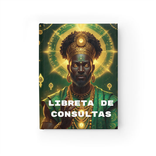 Cuaderno de consultas para Babalawos de 128 paginas rayadas, Tamaño 5x7 ideal para llevar a cuelquier lugar