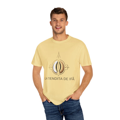 Cultural Symbol Unisex Garment-Dyed T-Shirt - ‘La Tiendita de Ifá’ Design